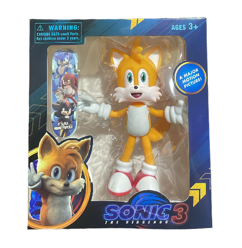 Sonic the Hedgehog 3 Action Figure Yellow 14cm