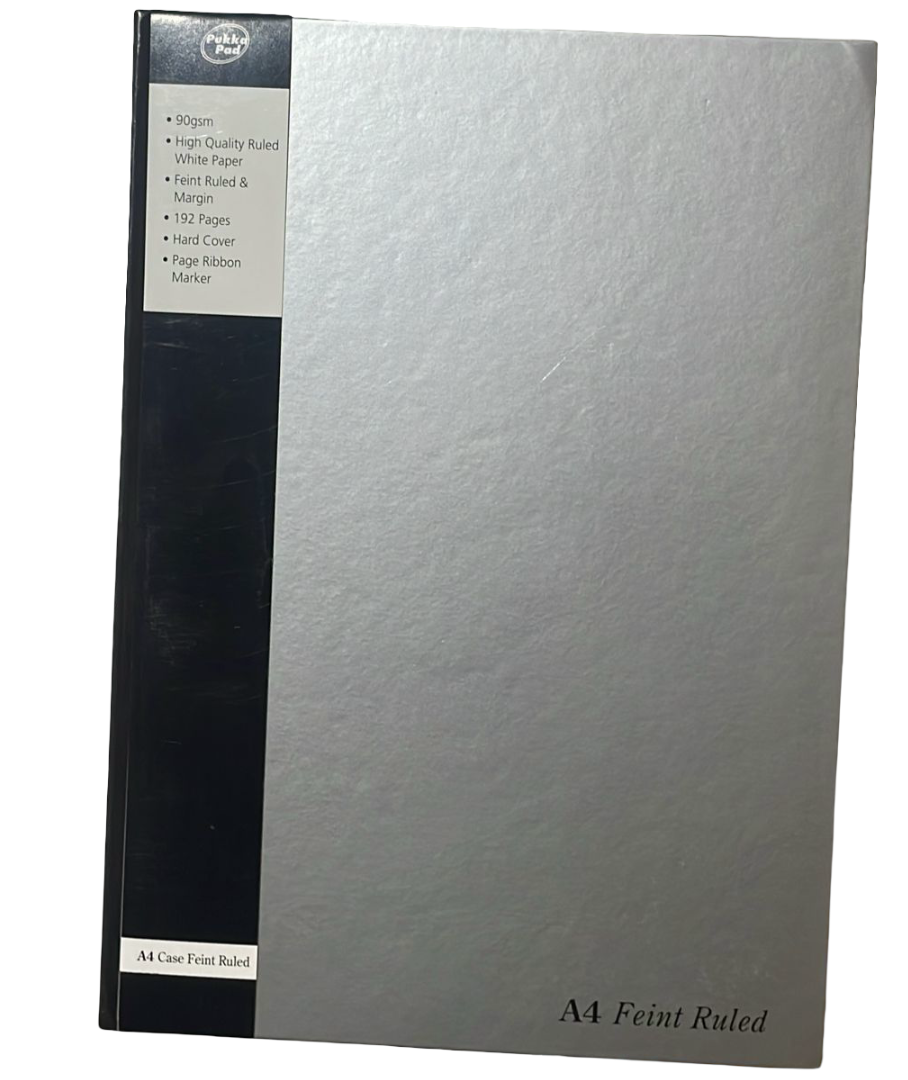 A4 Jotta Poly Notebook – Ruled – Black Stripe Cover
