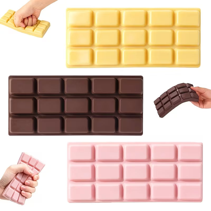 Chocolate Bar Squishy – Slow Rising Sensory Fidget Toy
