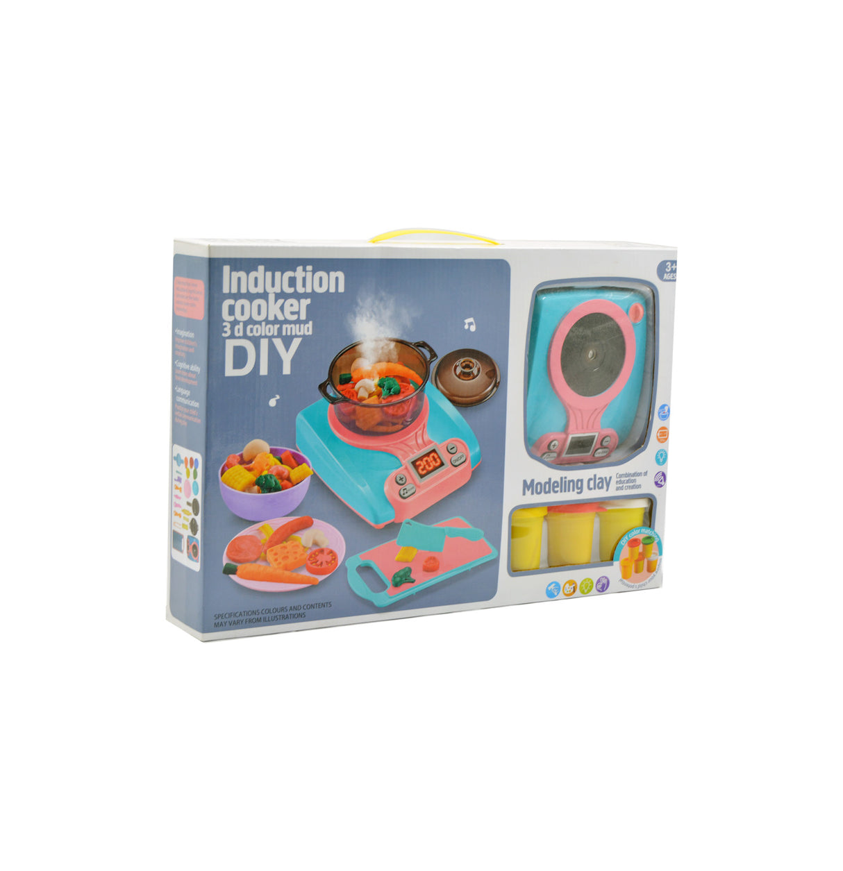 Links to INDUCTION COOKER 3 D COLOR MUD DIY by