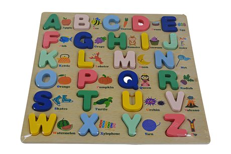 Alphabet Wooden Puzzle Set for Kids