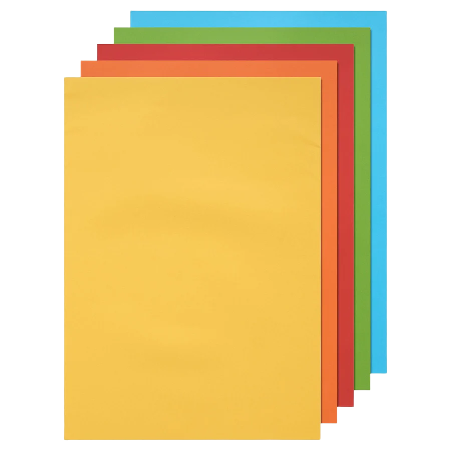 Solid Chart Paper 50 x 70 cm – 180 GSM (Assorted Designs, Sold as Single)