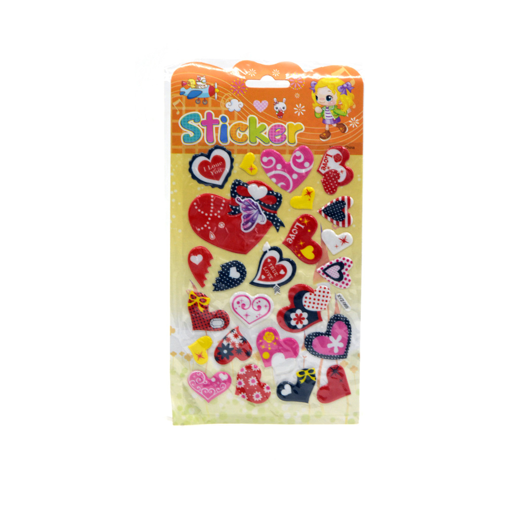True Love Puffy Stickers