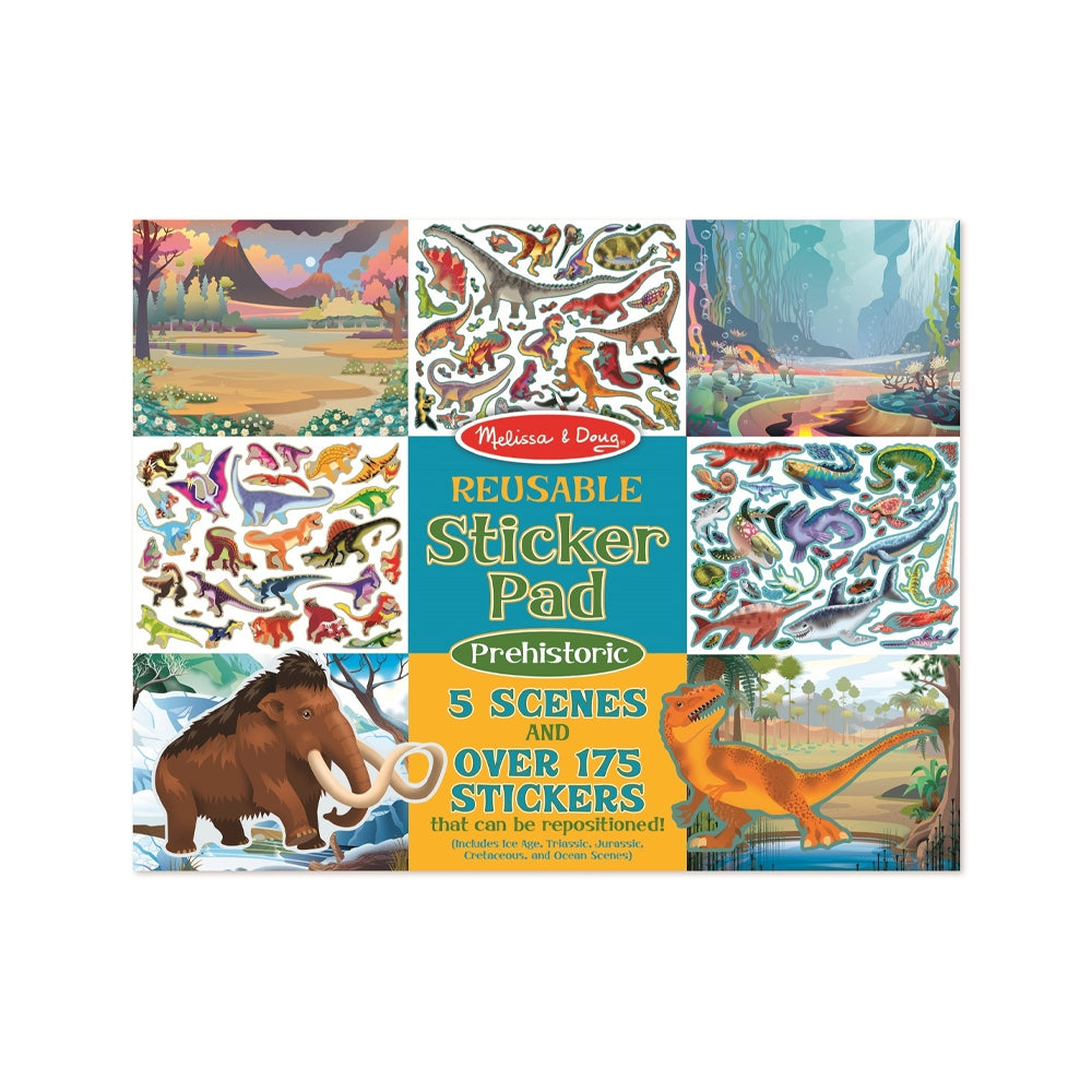 Melissa and Doug Reusable Sticker Pad Prehistoric
