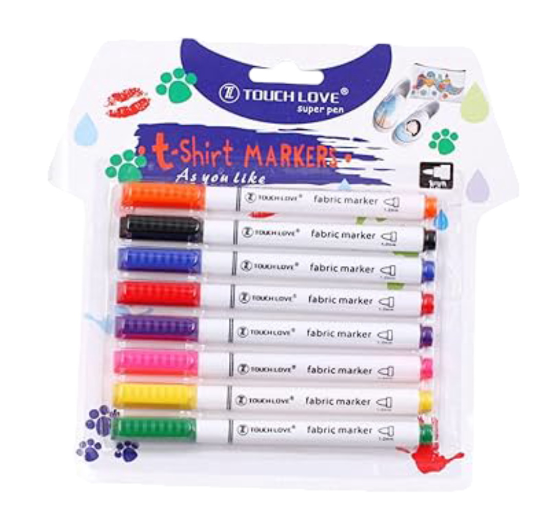 T-Shirt Markers – 8 pcs