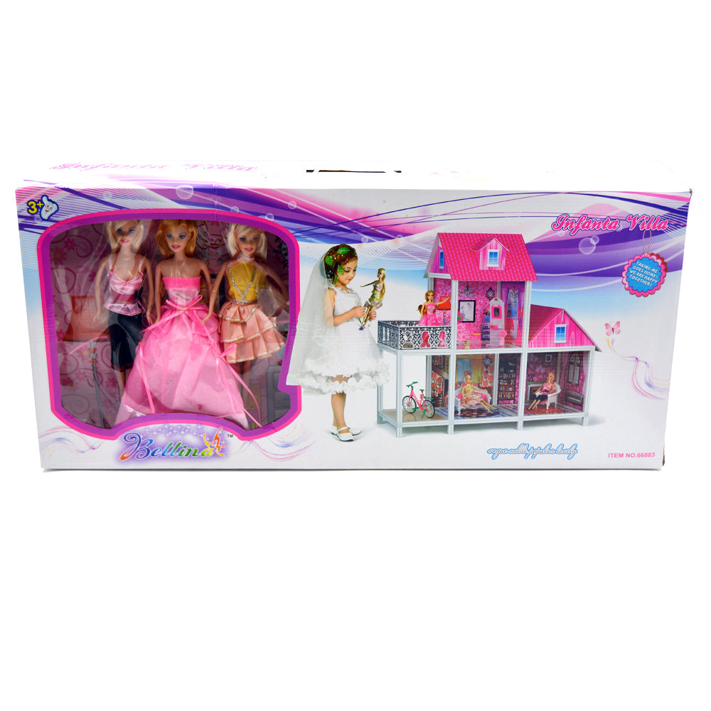 Links to BETTINA DOLL PLAY HOUSE WITH DOLLS by