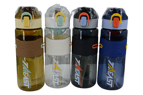 Sports Plastic Water Bottle (Assorted Designs, Sold as Single)