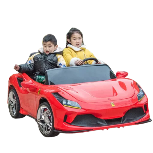 Ferrari Ride On Car 2 Seater Double Doors Electric Battery Car