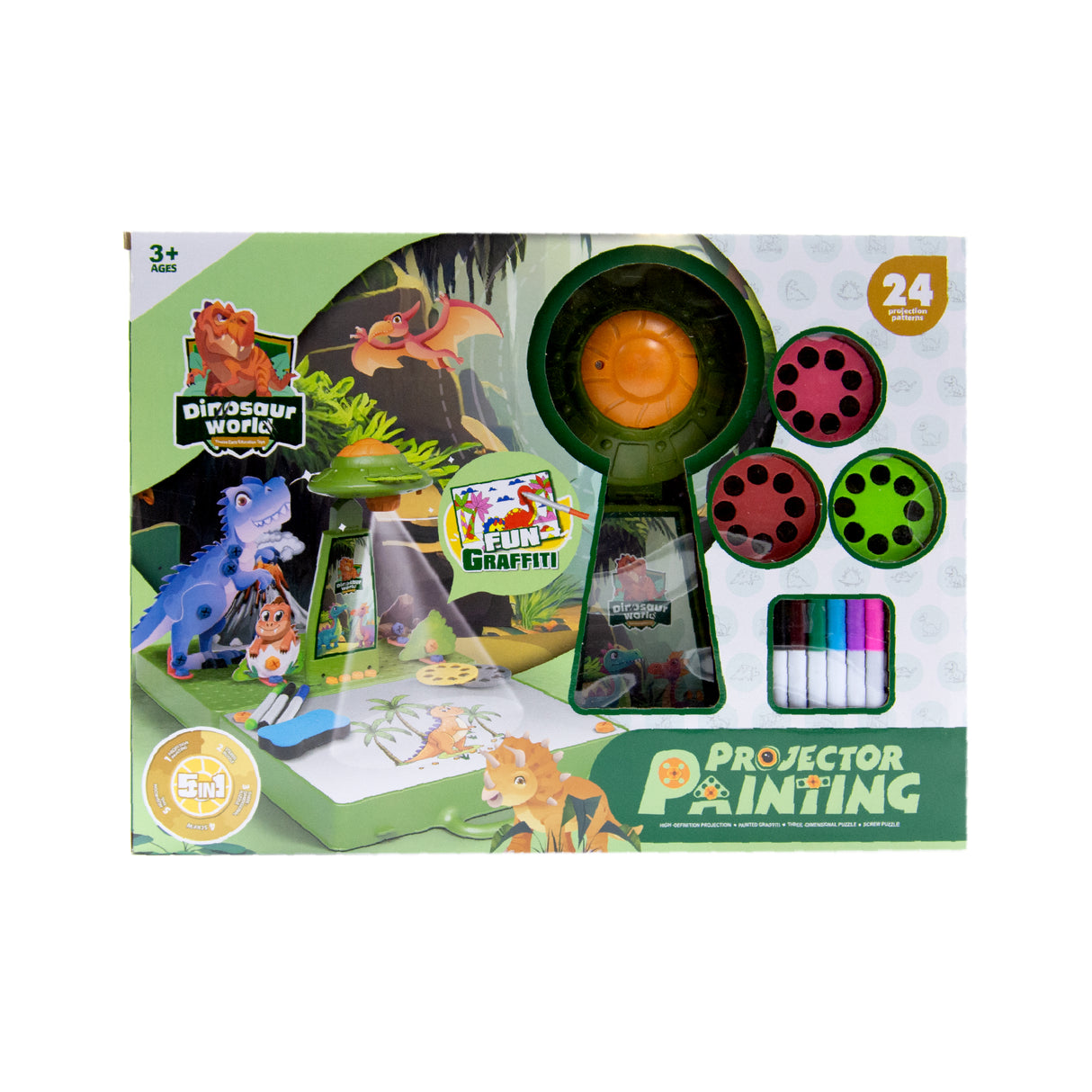 Links to PROJECTOR PAINTING FUN GRAFFITI DINOSAUR by