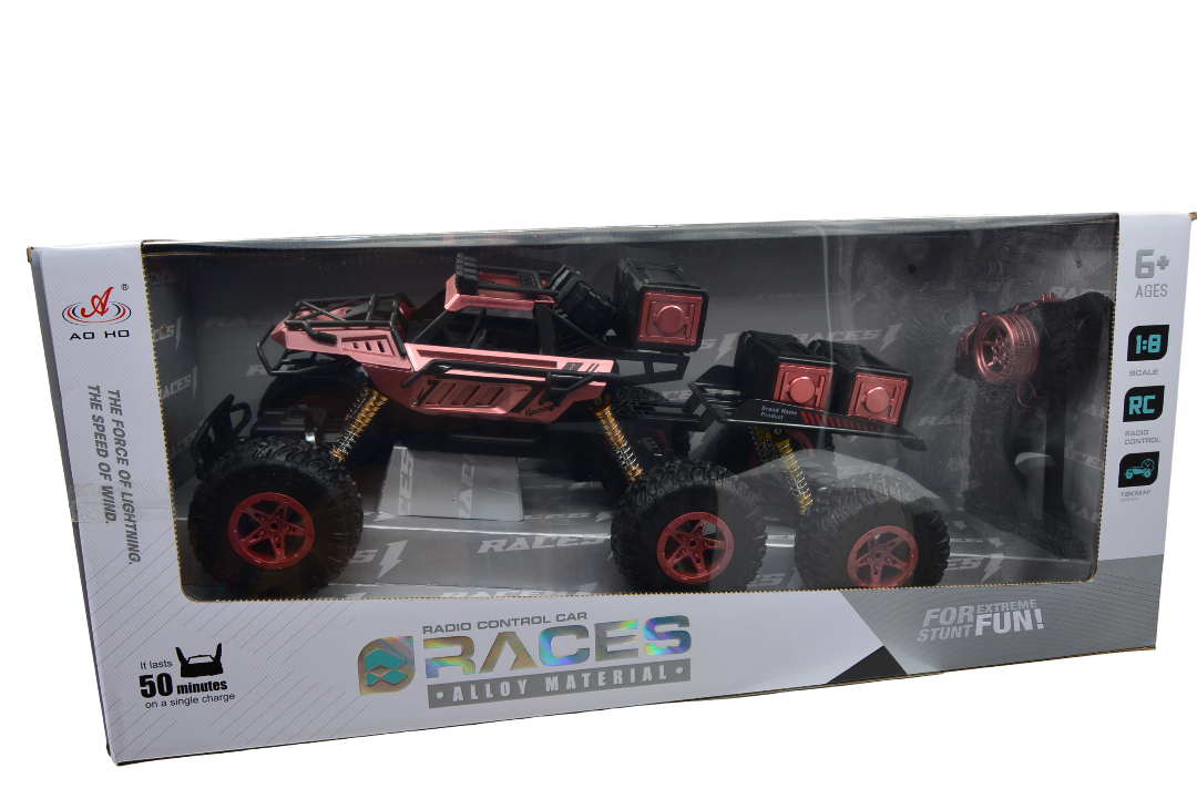 1:8 6-Wheel Drive Remote Control Car – Oversized Off-Road Vehicle