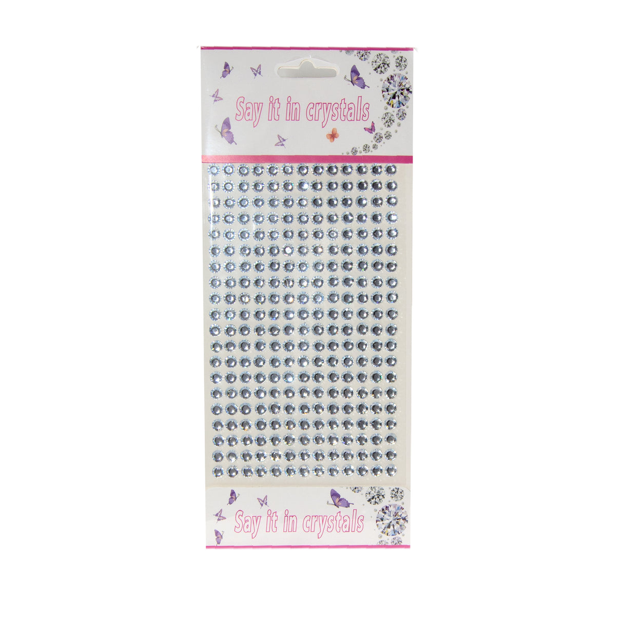 Self Adhesive White Sticker 6 Assorted