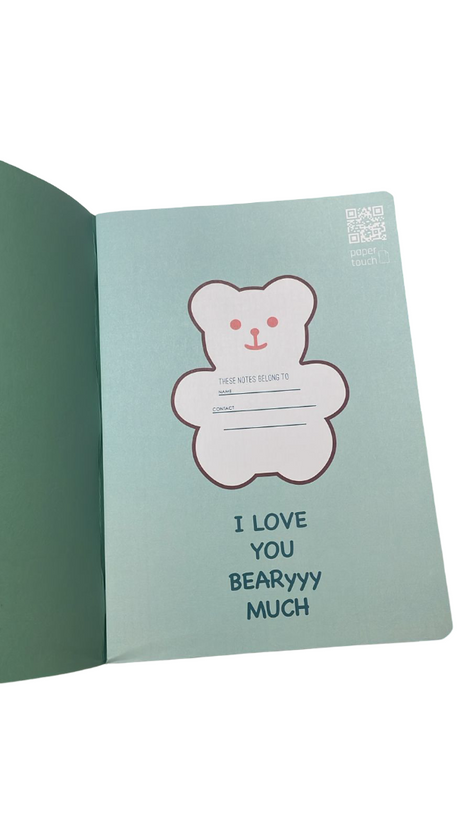 A4 Exercise Book – 48 Sheets, 90 GSM, SQ5 – Teddy Bear Design