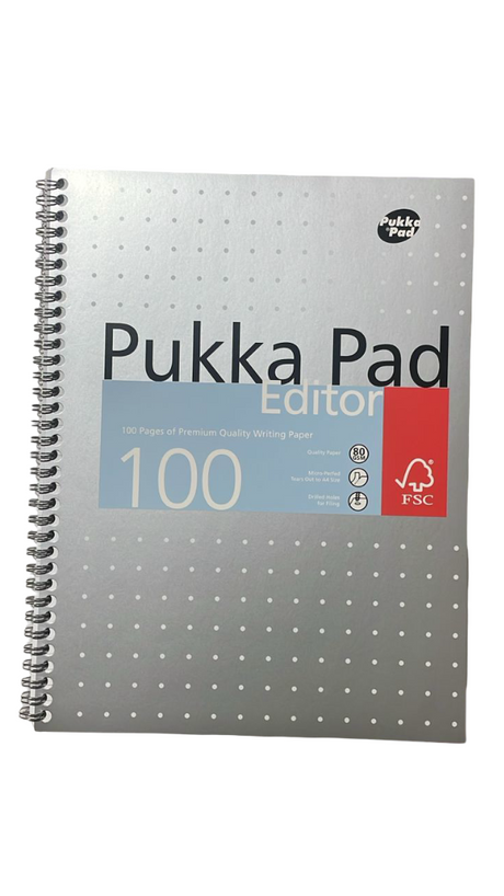 Pukka Pad Editor – 100 Pages, 80 GSM