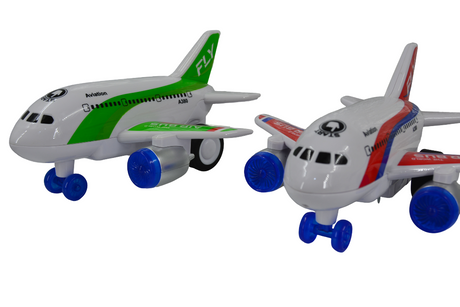 Airbus A380 Plane Plastic Model (Assorted Designs, Sold as Single)