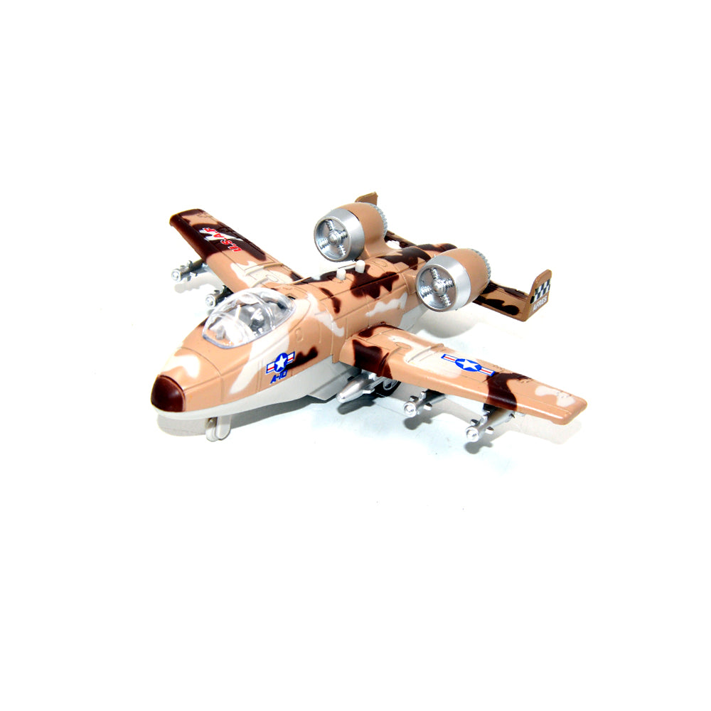 Pull Back Fighter Plane