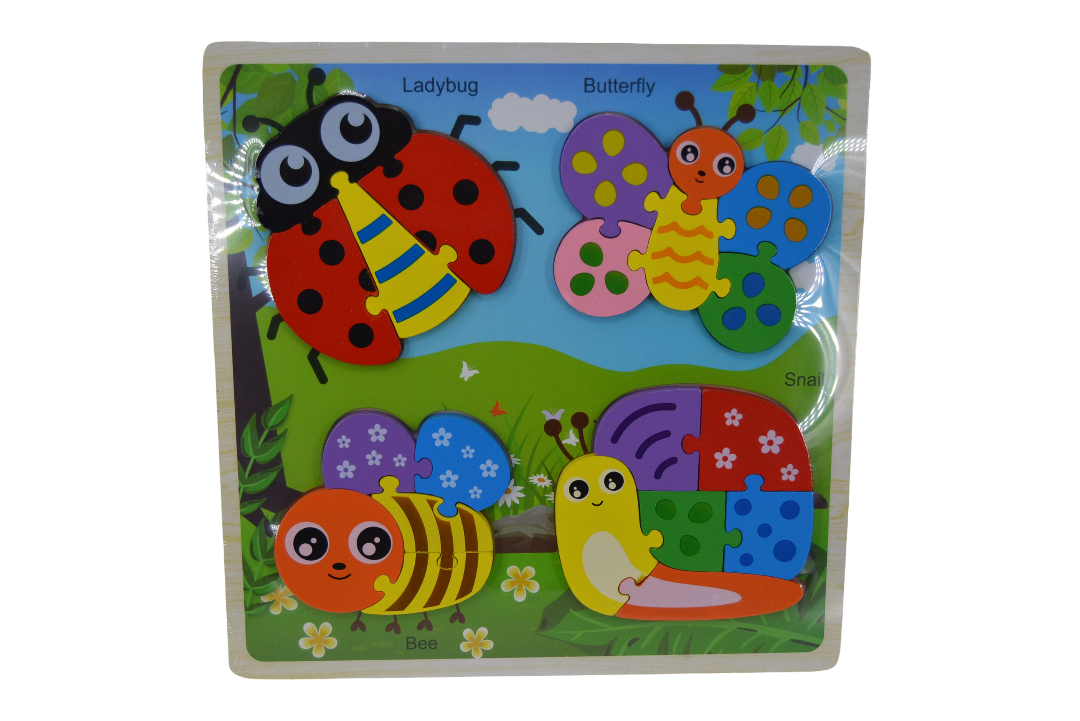 Insects Wooden Puzzle Toy