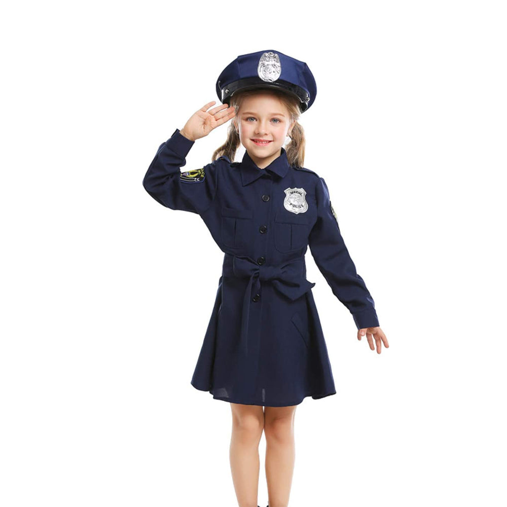 Links to KIDS POLICE COSTUME FOR GIRLS SMALL by