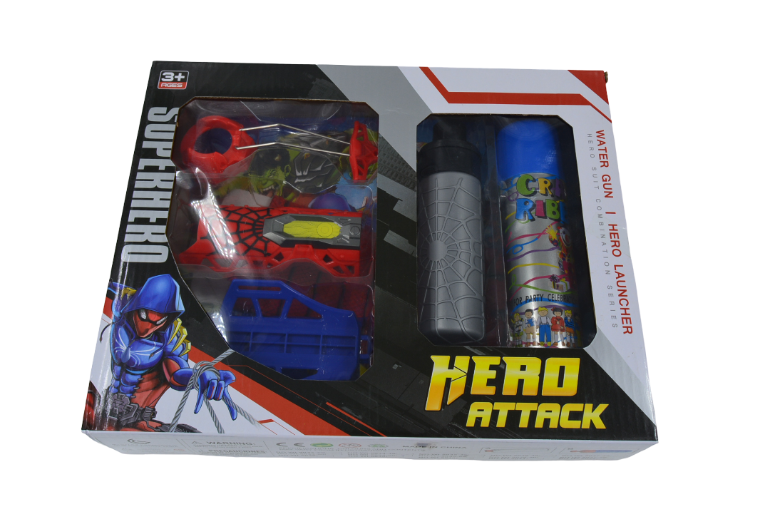 Spider Water Gun Wrist Launcher with Glove