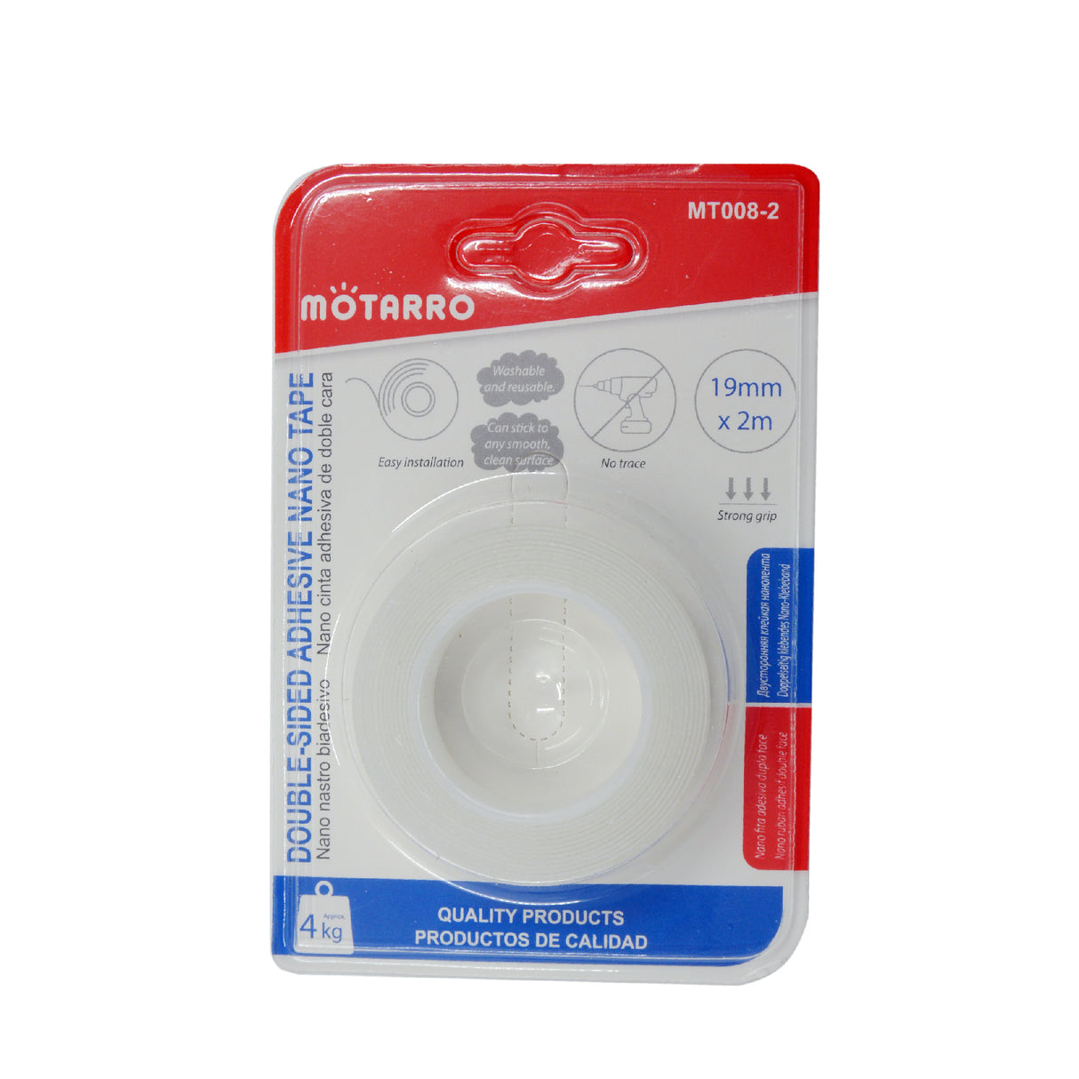 Double-Sided Adhesive Nano Tape – White