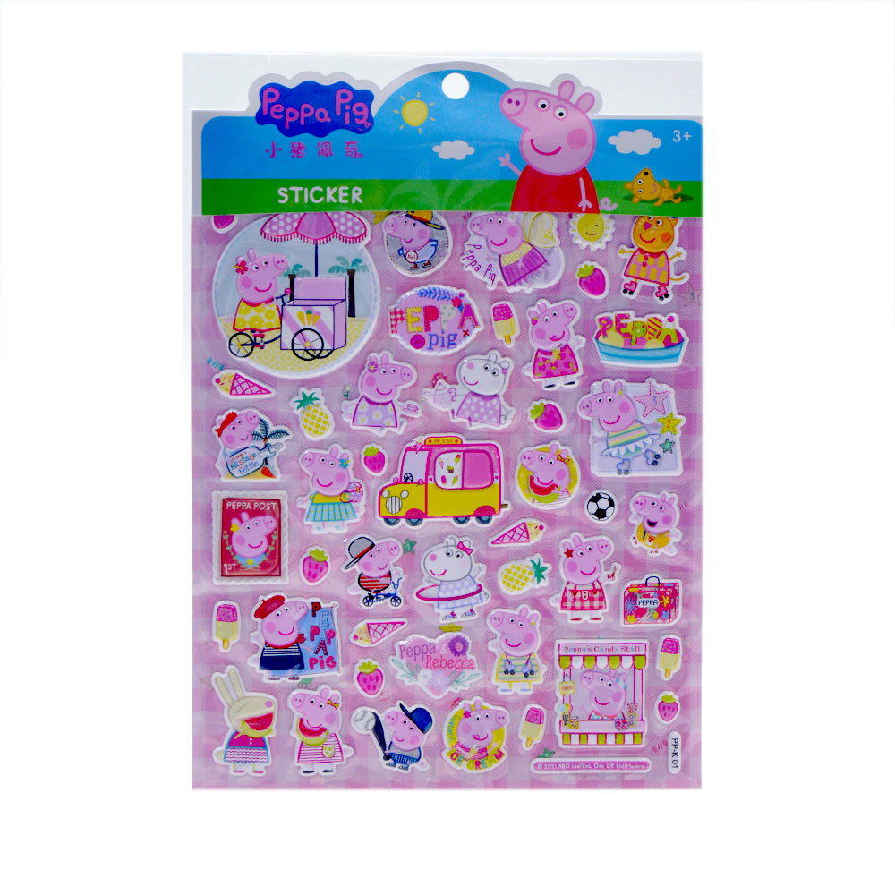 Peppa Pig Sticker (Assorted Colors, Sold As Single)
