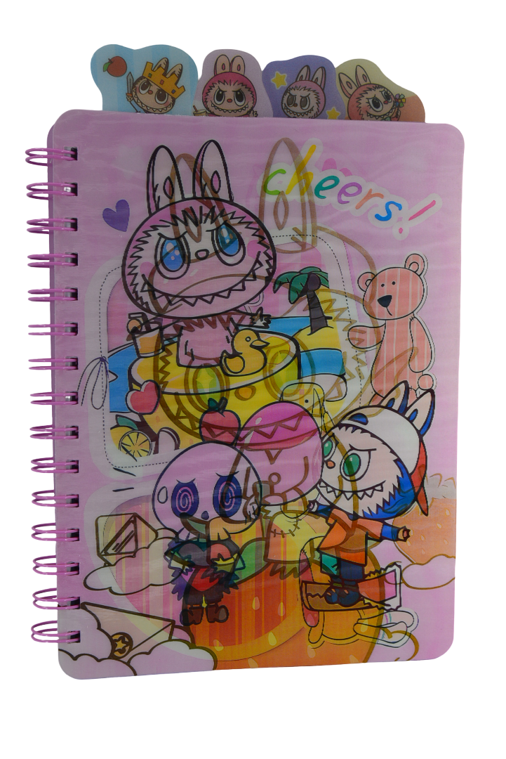 Labubu Fancy Notebook 16.5x23 (Assorted Designs, Sold as Single)
