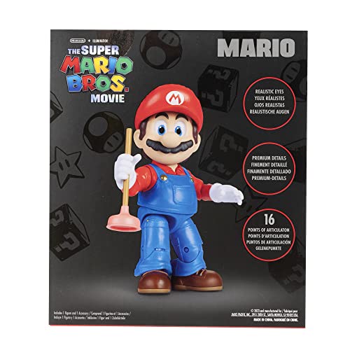 THE SUPER MARIO BROS. MOVIE - 5 Inch Mario Figure