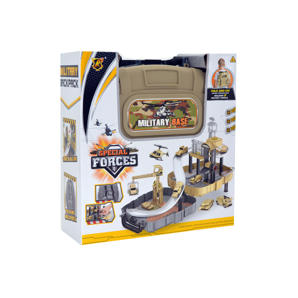 Links to MILITARY BASE BACKPACK TOY SET by