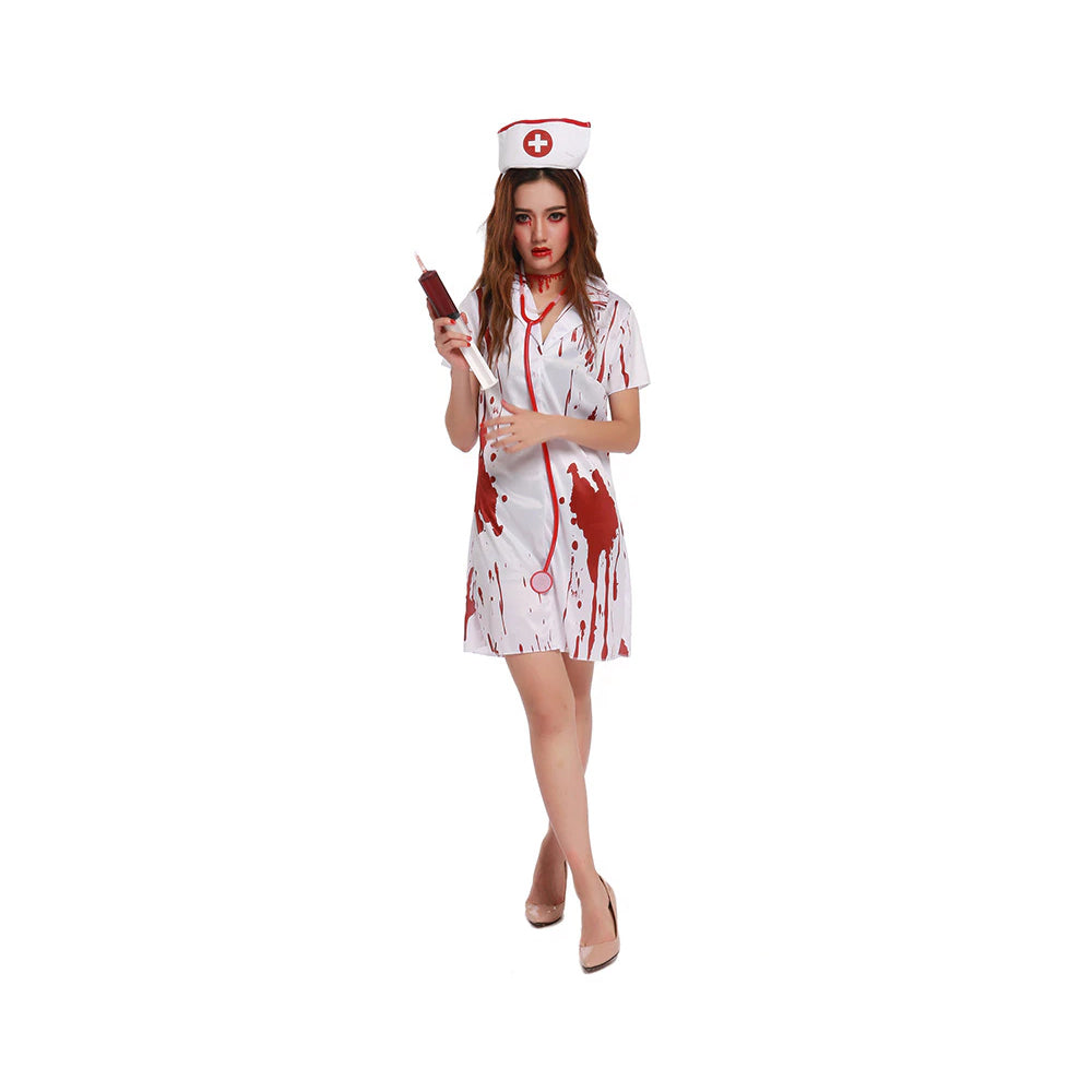 Links to ZOMBIE NURSE HALLOWEEN COSTUME 175-185 CM by