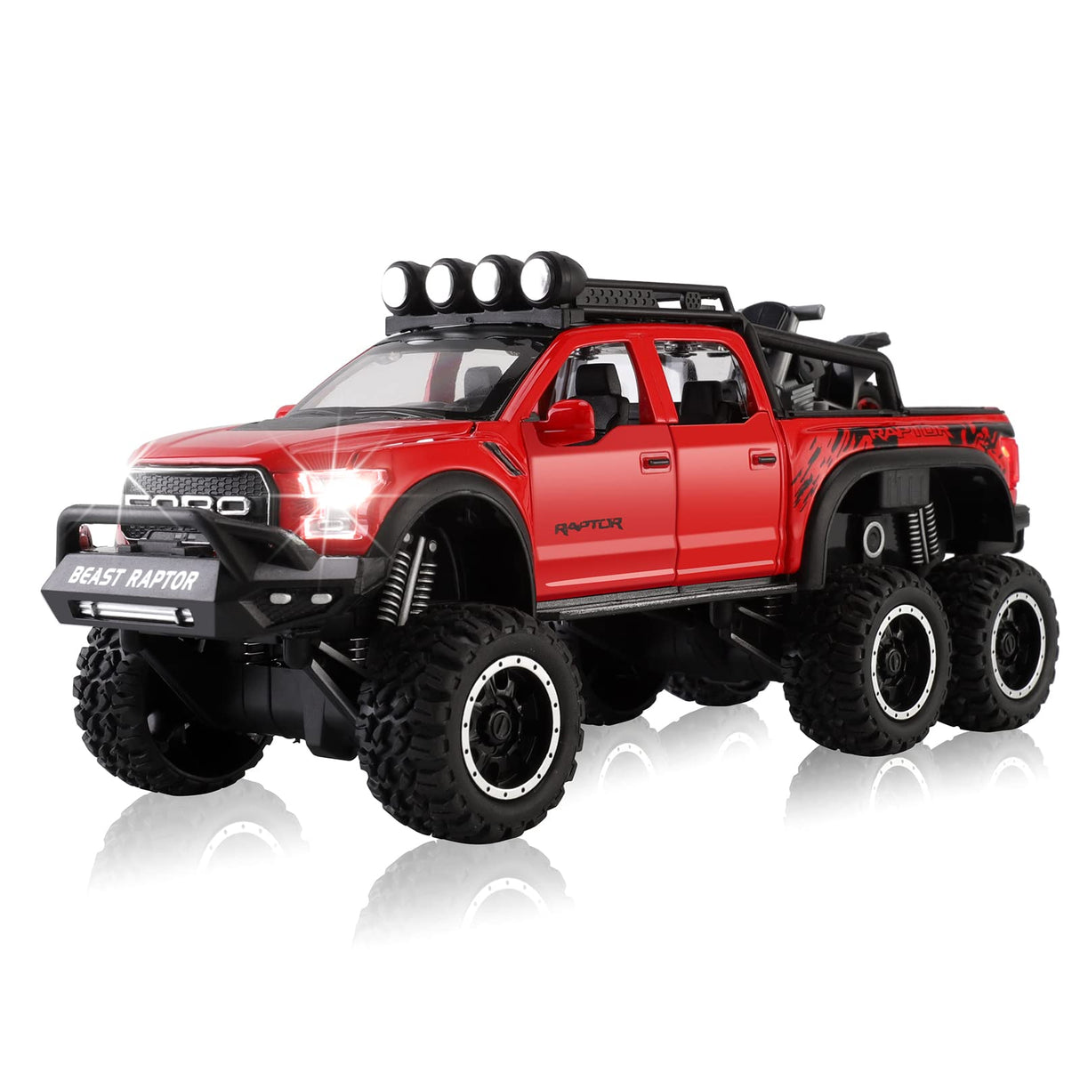 Ford F-150 Raptor 6x6 1:24 (assorted colors, sold as single)