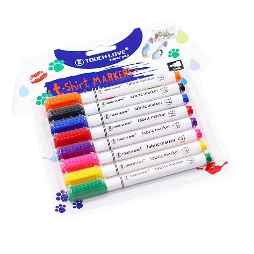 T-Shirt Markers – 8 pcs