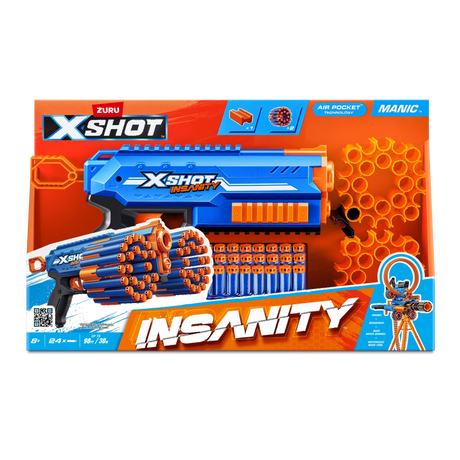 Zuru XShot Insanity Manic Blaster - Foam Blaster Action