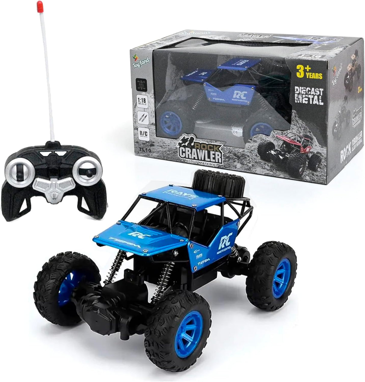 Rock Crawler 1:18 RC Monster Car (Assorted Designs, Sold as Single)