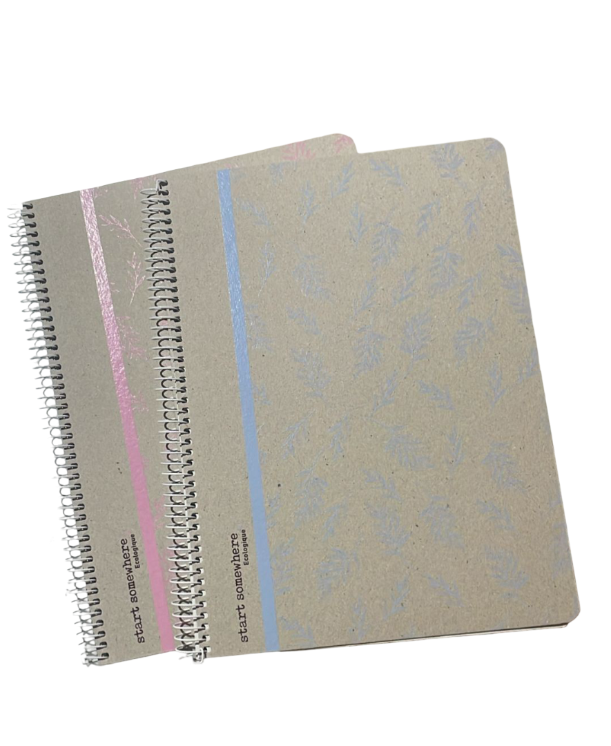 A4 Spiral Notebook EcoCover – 80 Sheets, 90 GSM, Lined – Ecologique