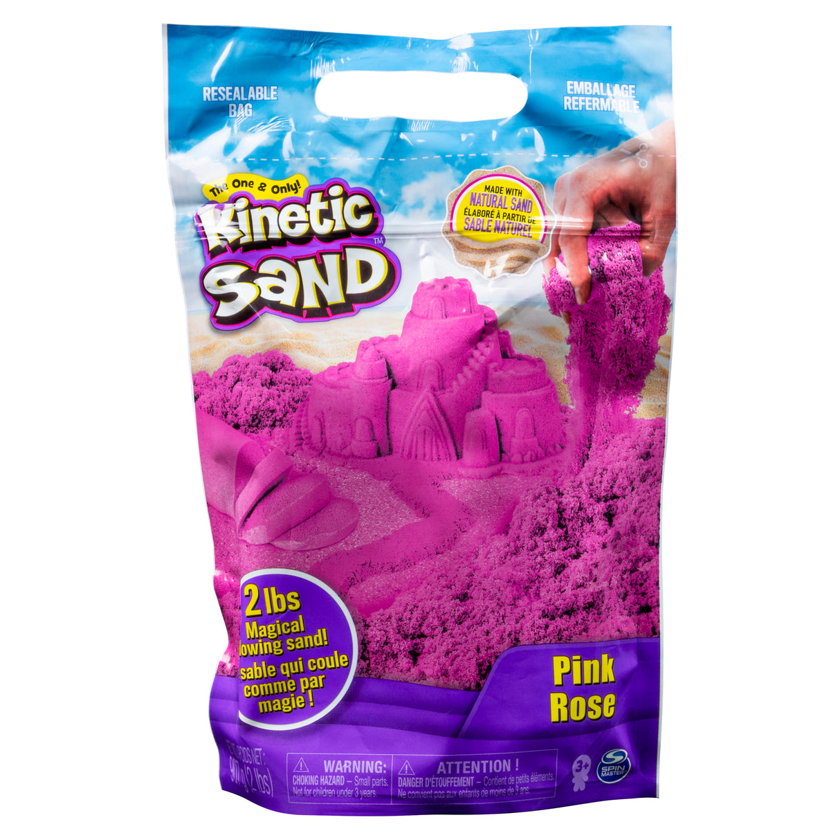 Links to Kinetic Sand 2lb Pink Play Sand by