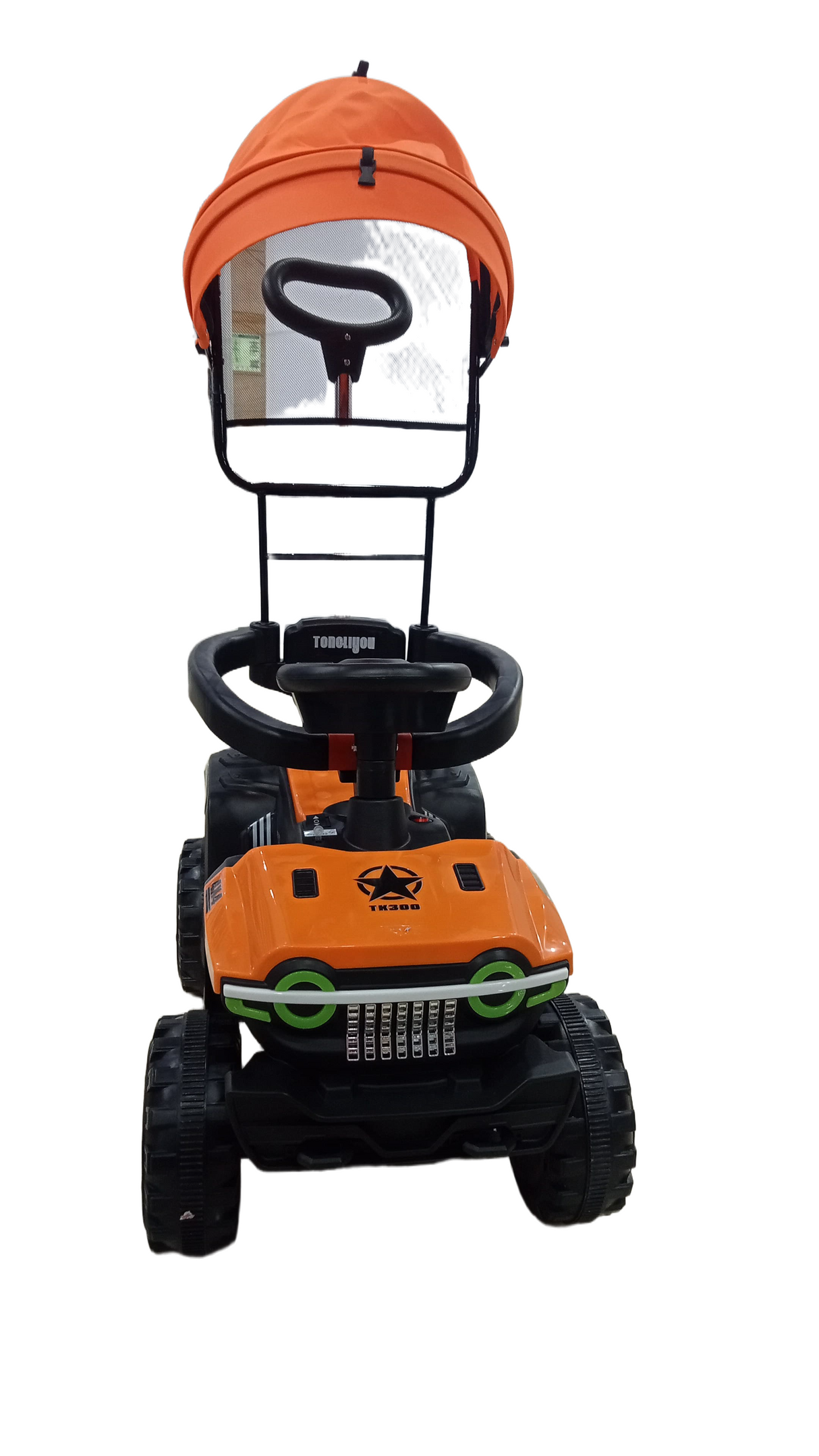 Push Pedal With Remote Control 1-6-Year-Old Children's Electric Four-Wheel Motorcycle Off-Road Vehicle