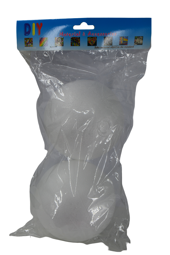Craft Foam Ball 12 cm (2 pcs)