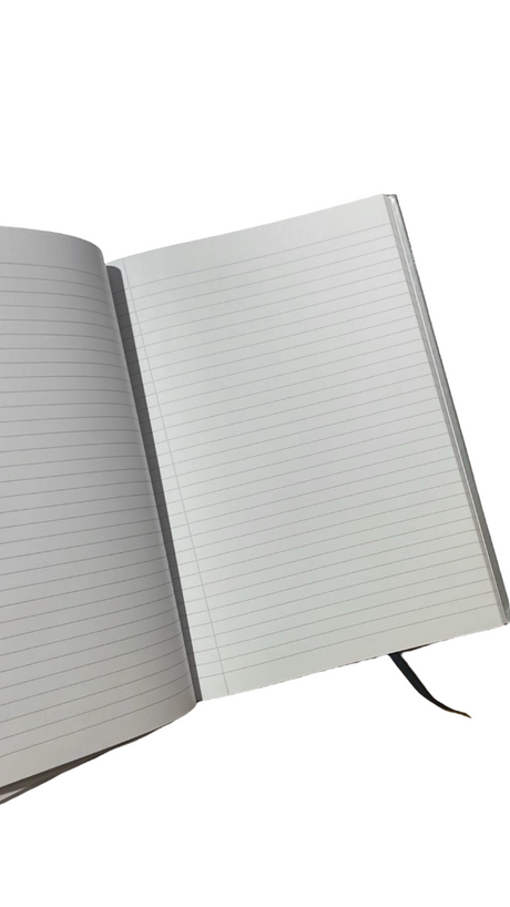 A4 Jotta Poly Notebook – Ruled – Black Stripe Cover