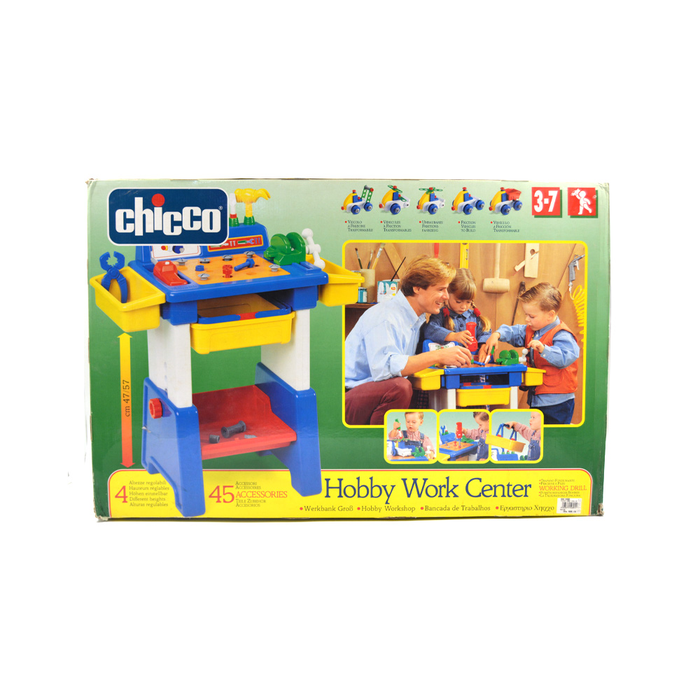 Chicco Smart2Play 2-in-1 Gear & Workbench – Kids Hobby Work Center Tool Set