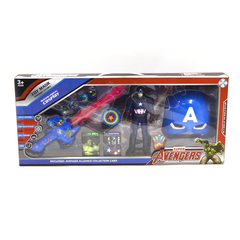 Links to AVENGERS CAPTAIN AMERICA MASK SET by