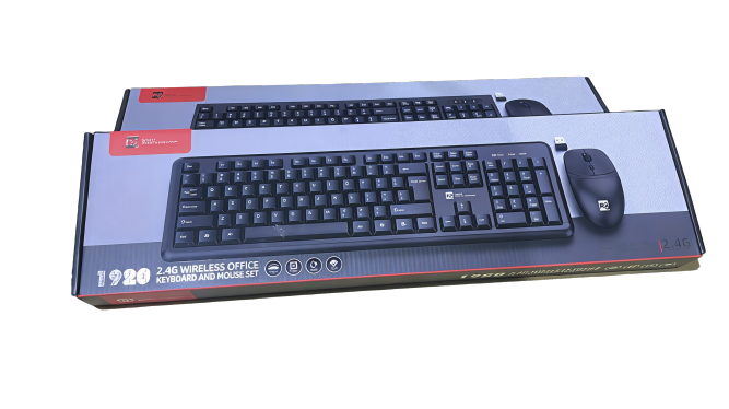2.4GHz Wireless Keyboard & Mouse Combo - 1920 DPI Silent Set