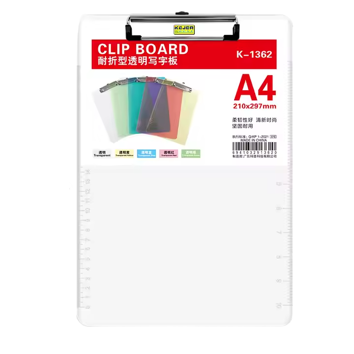 A4 Clipboard (Assorted Designs, Sold as Single)