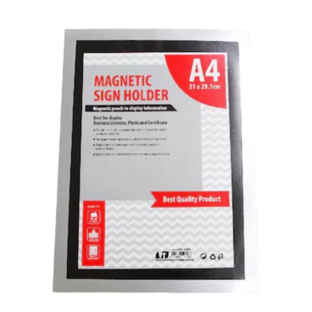 Magnetic Sign Holder – A4