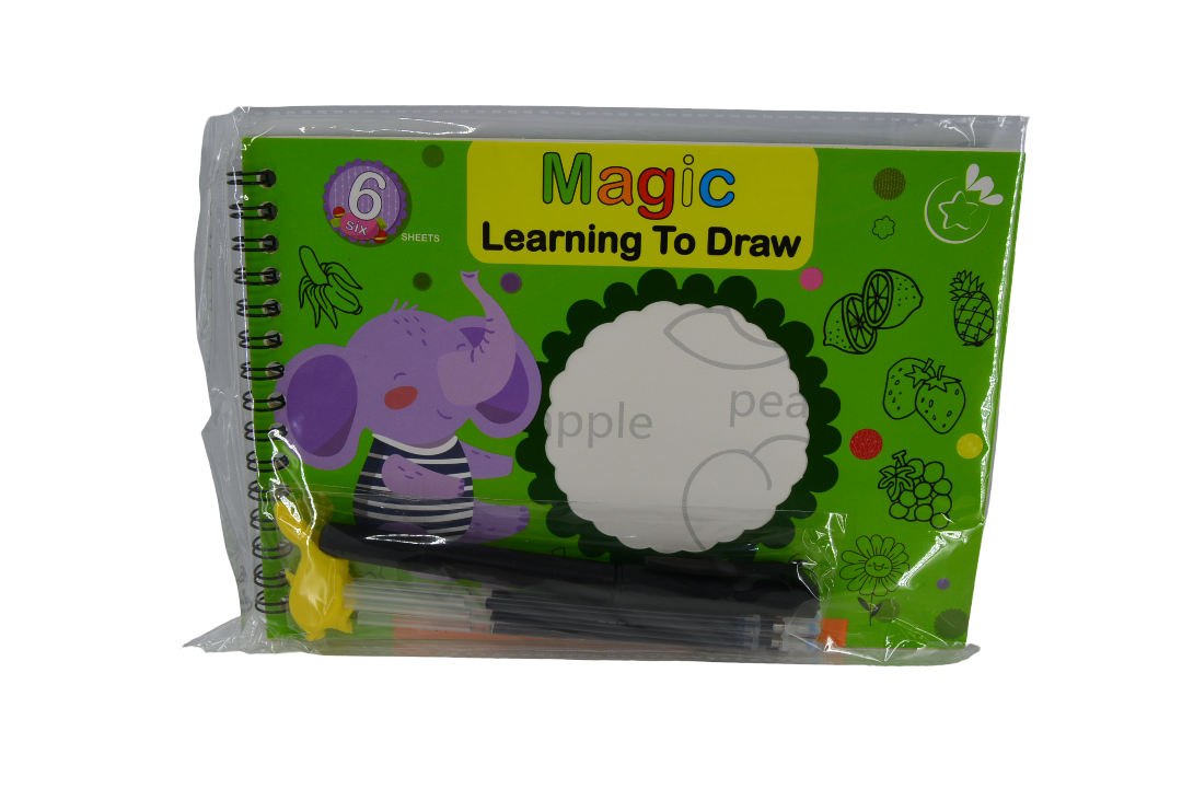 Magic Learning Book with Pen & Refill (Assorted Designs, Sold as Single)