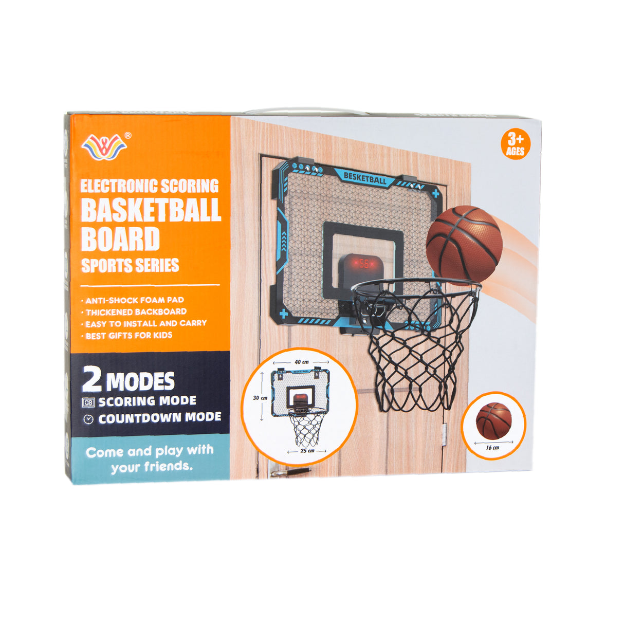 Links to ELECTRONIC SCORING BASKETBALL HOOP 2 MODES by