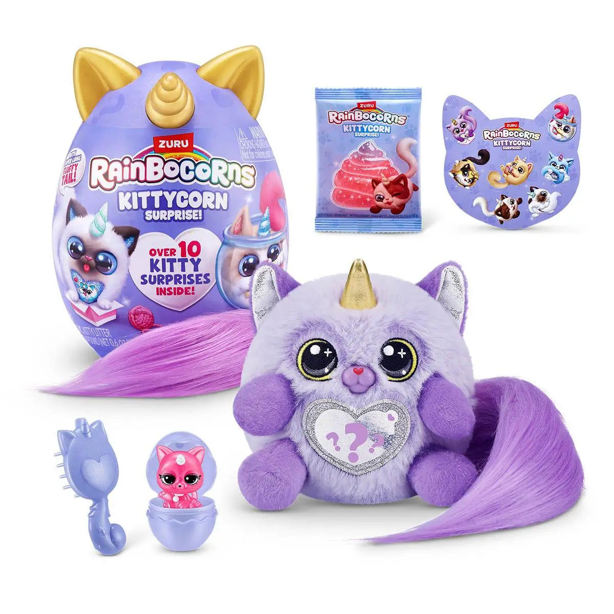 Rainbocorns Kittycorn Surprise S3 Collectible Plush Toy