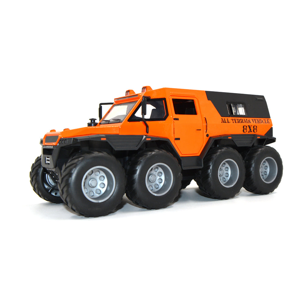 Atv 8x8 Model 1:24 Scale (3 Assorted Colors, Sold As Single)