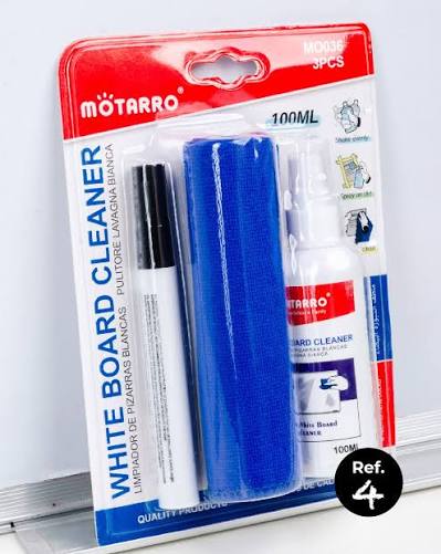 Motarro Whiteboard Cleaner 3 Piece Set Eraser and Cleaning Spray