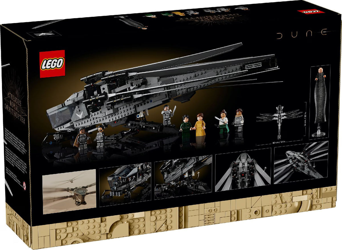 LEGO Icons Dune Atreides Royal Ornithopter 10327 Building Kit 1369 Pieces