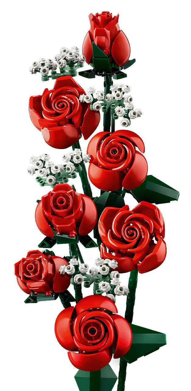 LEGO Botanicals Bouquet of Roses 10328 Building Kit 822 Pieces