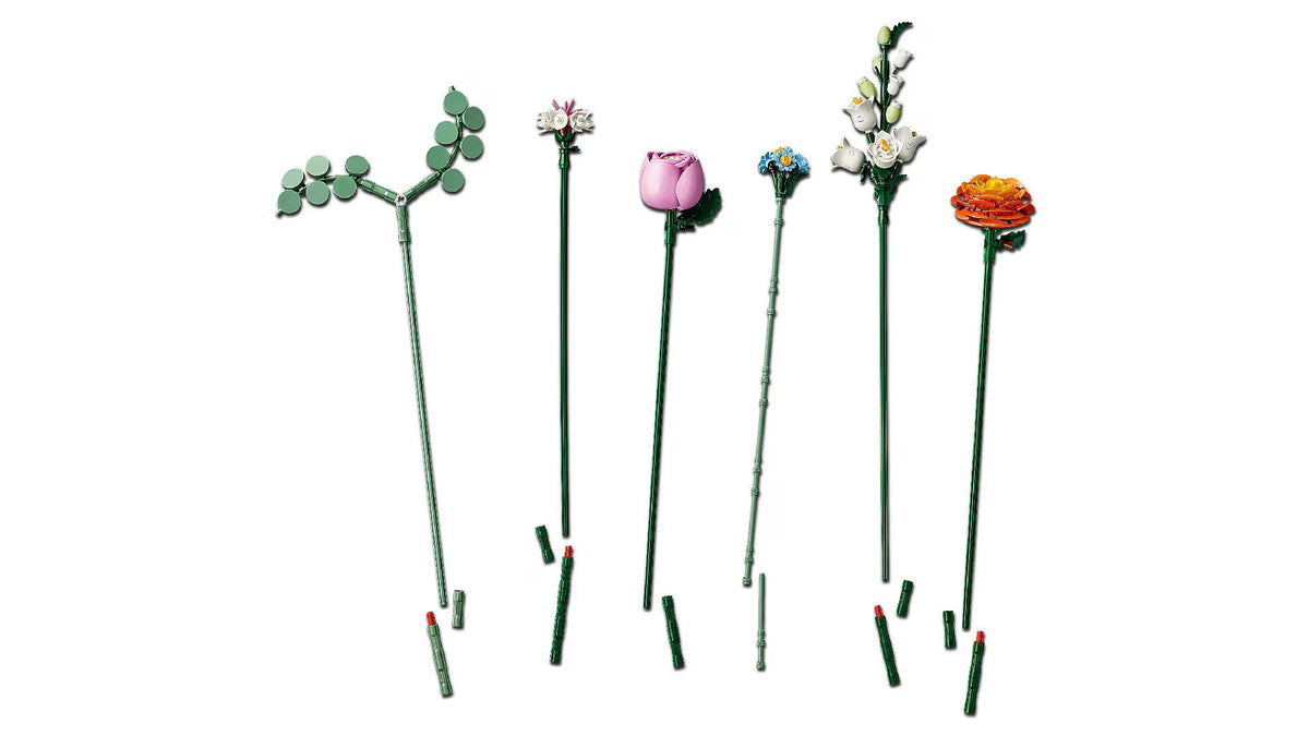 LEGO Botanicals Pretty Pink Flower Bouquet 10342 Building Kit 749 Pieces